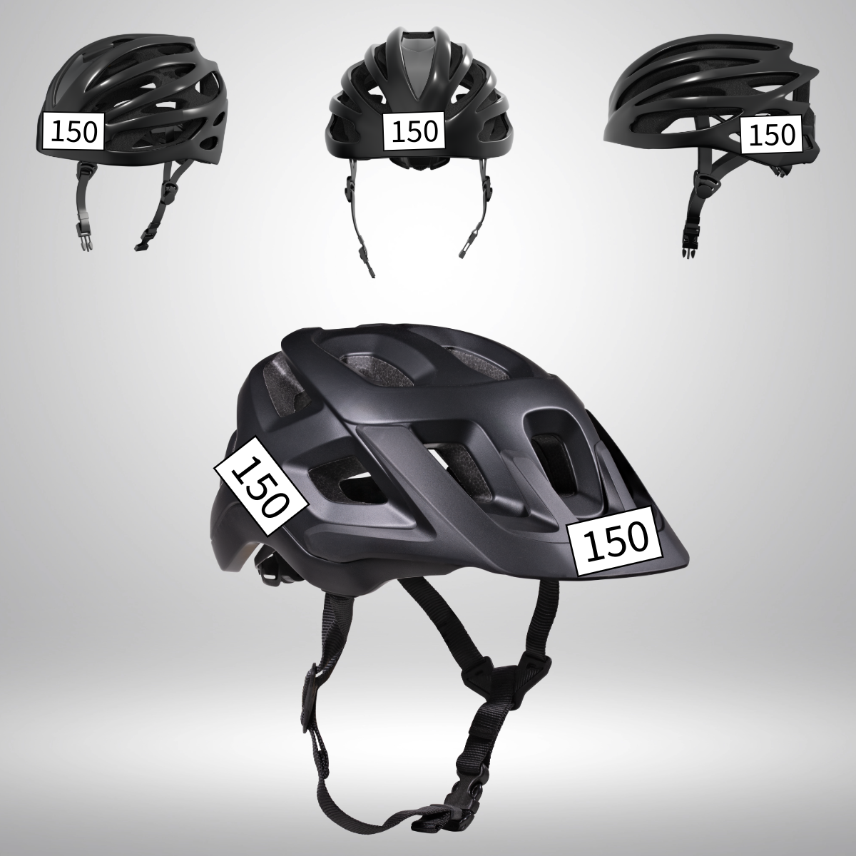Etiquettes casque triathlon (70x35mm)