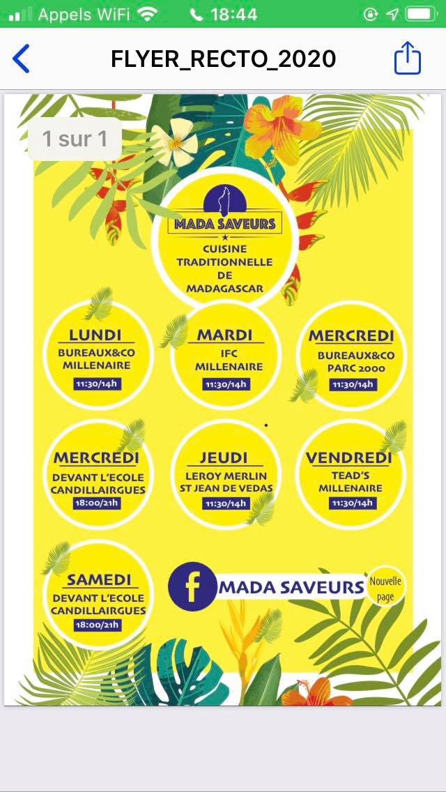 Food-truck « Mada Saveurs »